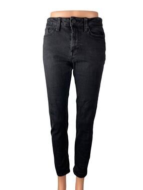 No Boundaries Women's Black High Waisted Classic Skinny Denim Jeans Pants 28x30
